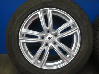 Skoda Kodiaq I + II VW Tiguan II + III VW Tiguan Allspace VW Tayron Seat Tarraco Winterräder Alufelgen 17 Zoll RC27-707 Silber Winterreifen 2x 7,7 mm / 2x 8,6 mm - Bild 14