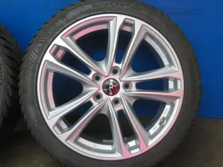 Original Kia Ceed Typ CD Winterräder Alufelgen 18 Zoll 5-Doppelspeichen-Design Winterräder + RDKS KH27 7518 Silber Winterreifen 2x 6 mm / 2x 8 mm - Bild 13