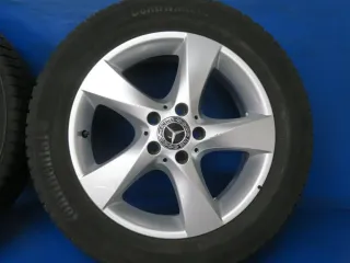 Original Mercedes V-Klasse Typ W447 bis 02/2024 Mercedes Vito Typ 447 Winterräder 17 Zoll 5-Speichen-Rad RDKS Silber Winterreifen gebraucht - Bild 6