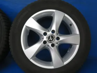 Original Mercedes V-Klasse Typ W447 bis 02/2024 Mercedes Vito Typ 447 Winterräder 17 Zoll 5-Speichen-Rad RDKS Silber Winterreifen gebraucht - Bild 7