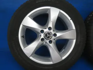 Original Mercedes V-Klasse Typ W447 bis 02/2024 Mercedes Vito Typ 447 Winterräder 17 Zoll 5-Speichen-Rad RDKS Silber Winterreifen gebraucht - Bild 10