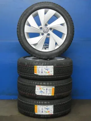 Original VW Golf 8 17 Zoll Belmond Winterräder 5H0601025B Silber Neu - Bild 2
