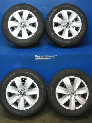 Original VW T-Roc Audi Q2 16 Zoll Stahlräder Winterräder 5Q0601027.. Schwarz Winterreifen Michelin 4x 7,5 mm Kompletträder - Bild 10