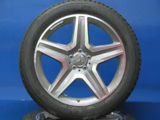 Original Mercedes GLE 450 4-Matic Typ 166 Mercedes GLE 43 AMG Typ 166 20 Zoll AMG-5-Arm-Speichen-Rad Winterräder + RDKS A1664012002 Grau Winterreifen 100% - Bild 1