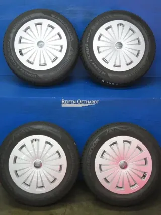 Original Audi A4 Limousine Audi A4 Avant 16 Zoll 5-Doppelspeichen-Rad Winterräder 8W0601025 Silber Winterreifen 2x 6,6 mm 2x 7,2 mm - Bild 13