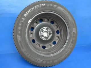 Original VW T-Roc Audi Q2 16 Zoll Stahlrad Winterräder 5Q0601027CJ Schwarz Winterreifen Michelin 2x 6 mm / 2x 6,3 mm - Bild 4
