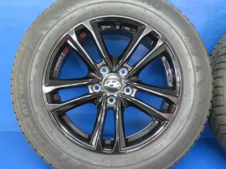 Original Hyundai Tucson Typ NX4 Winterräder Alufelgen 17 Zoll 5-Doppelspeichen-Design Winterräder + RDKS KH27 7517 Schwarz Winterreifen 2x 7 mm / 2x 7,3 mm - Bild 13