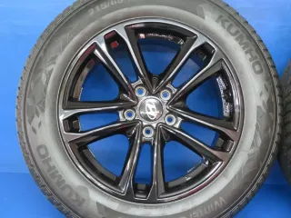 Original Hyundai Tucson Typ NX4 Winterräder Alufelgen 17 Zoll 5-Doppelspeichen-Design Winterräder + RDKS KH27 7517 Schwarz Winterreifen 2x 6,3 mm / 2x 7 mm - Bild 13