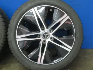 Original Mercedes A-Klasse Mercedes B-Klasse Mercedes CLA 18 Zoll 5-Speichen-Rad Winterräder + RDKS A1774010500 Schwarz Winterreifen - Bild 13