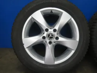 Original Mercedes V-Klasse Typ W447 bis 02/2024 Mercedes Vito Typ 447 Winterräder 17 Zoll 5-Speichen-Rad RDKS Silber Winterreifen gebraucht - Bild 17