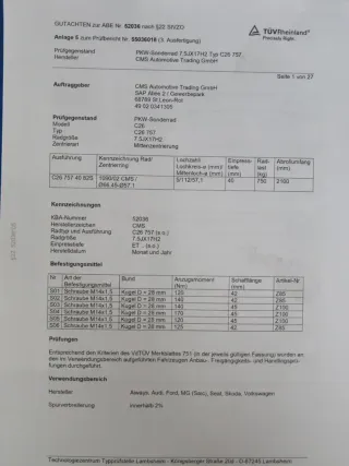 VW Passat Skoda Superb VW T-Roc Seat Ateca Winterreifen Winterräder 17 Zoll Felgen VW Passat Alltrack gebraucht - Bild 16