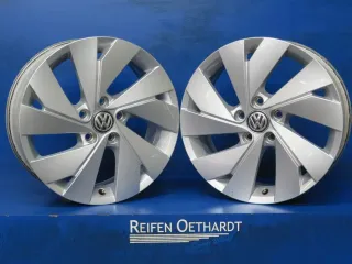 Original VW Golf 8 Typ CD / 5H... VW Golf 8 Variant Alufelgen 17 Zoll Belmont 5H0601025B + Nabendeckel - Bild 2