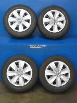 Original VW T-Roc Audi Q2 16 Zoll Stahlrad Winterräder 5Q0601027CJ Schwarz Winterreifen 2x 6,4 mm / 2x 7 mm - Bild 12