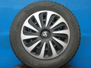 Hyundai i10 14 Zoll Stahlrad Winterräder + RDKS KBA 43736 Schwarz Winterreifen 2x 5,5 mm / 2x 6,6 mm - Bild 2