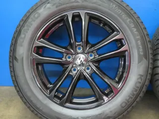 Original Hyundai Tucson Typ NX4 Winterräder Alufelgen 17 Zoll 5-Doppelspeichen-Design Winterräder + RDKS KH27 7517 Schwarz Winterreifen 2x 6,3 mm / 2x 7 mm - Bild 15