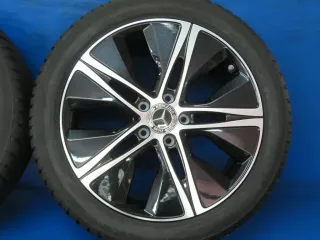 Original Mercedes A-Klasse Mercedes B-Klasse Mercedes CLA 18 Zoll 5-Speichen-Rad Winterräder + RDKS A1774010500 Schwarz Winterreifen - Bild 9