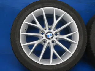 Original BMW 1er F20 F21 BMW 2er F22 F23 17 Zoll Styling 380 Winterräder + RDKS Alufelgen 6796205 Silber Winterreifen 4x 7,3 mm - Bild 12