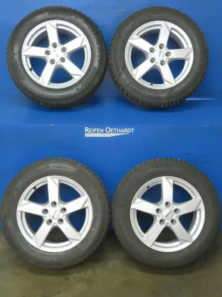 Skoda Octavia IV Typ NX VW Touran II VW T-Roc VW Caddy V Winterräder Alufelgen 16 Zoll CMS C22 Silber Winterreifen - Bild 13