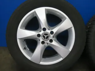 Original Mercedes V-Klasse Typ W447 bis 02/2024 Mercedes Vito Typ 447 Winterräder 17 Zoll 5-Speichen-Rad RDKS Silber Winterreifen gebraucht - Bild 17