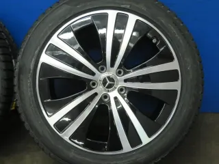 Original EQE Limousine Typ V295 19 Zoll 5-Speichen-Rad Winterräder + RDKS Alufelgen A2954011200 Schwarz Winterreifen 4x 100% - Bild 11