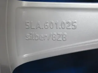 Original Skoda Enyaq 80 / 80X / 85 / 85X / RS Typ NY Skoda Elroq 19 Zoll Crystal Winterräder Alufelgen 5LA601025 Silber Winterreifen 2x 7,8mm 2x 5,5 mm - Bild 5