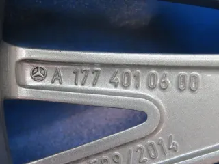 Original Mercedes A-Klasse Mercedes B-Klasse Mercedes CLA 18 Zoll Y-Speichen-Rad Winterräder + RDKS A1774010600 Termolit-metallic Winterreifen - Bild 5