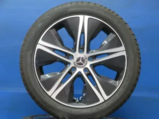 Original Mercedes A-Klasse Mercedes B-Klasse Mercedes CLA 18 Zoll 5-Speichen-Rad Winterräder + RDKS A1774010500 Schwarz Winterreifen - Bild 2