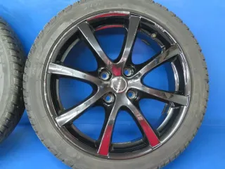 Opel Corsa F Typ U Peugeot 208 Typ U 17 Zoll LV4 Winterräder Alufelgen LV4 70738 Schwarz Winterreifen 2x 6,8 mm / 2x 7,2 mm - Bild 9