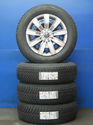 NEU Original VW Tiguan II + Tiguan Allspace Skoda Kodiaq VW Tiguan III Audi Q3 VW Tayron Seat Tarraco 17 Zoll Stahlrad Winterräder 5QF601027J Schwarz - Bild 1