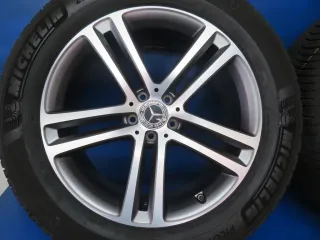 Original Mercedes GLE SUV + Coupe Typ: V167 + C167 20 Zoll 5-Doppelspeichen-Rad Winterräder + RDKS Alufelgen A1674012400 + 2500 Grau Michelin Winterreifen 2x 6 mm 2x 7 mm - Bild 11