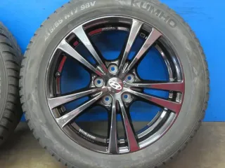 Original Hyundai Kona Typ OS Winterräder Alufelgen 17 Zoll 5-Doppelspeichen-Design Winterräder + RDKS HMD01 70743 Schwarz Winterreifen 2x 5,7 mm / 2x 7,2 mm - Bild 14