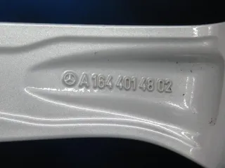 Original Mercedes ML Typ 164 19 Zoll 5-Doppelspeichen-Rad Winterräder + RDKS Alufelgen A1644014802 Silber Winterreifen 4x 8 mm - Bild 5