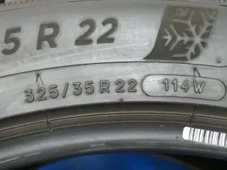 4x Winterreifen 285/40 R22 110V + 325/35R22 114W Michelin Pilot Alpin 5 SUV 2x 7,6 mm 2x 7 mm - Bild 13