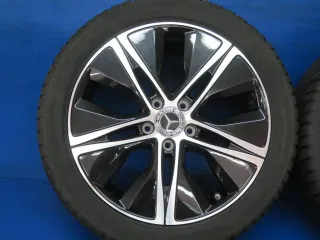 Original Mercedes A-Klasse Mercedes B-Klasse Mercedes CLA 18 Zoll 5-Speichen-Rad Winterräder + RDKS A1774010500 Schwarz Winterreifen - Bild 10
