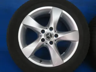 Original Mercedes V-Klasse Typ W447 bis 02/2024 Mercedes Vito Typ 447 Winterräder 17 Zoll 5-Speichen-Rad RDKS Silber Winterreifen gebraucht - Bild 10