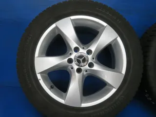 Original Mercedes V-Klasse Typ W447 bis 02/2024 Mercedes Vito Typ 447 Winterräder 17 Zoll 5-Speichen-Rad RDKS Silber Winterreifen gebraucht - Bild 9