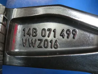Original VW ID.7 19 Zoll Winterräder Alufelgen Hudson 14B071499 Schwarz Winterreifen 2x 8,4 mm 2x 7,2 mm - Bild 4