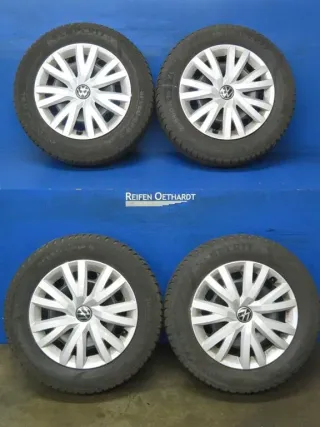 Original VW T-Roc Audi Q2 16 Zoll Stahlrad Winterräder 5Q0601027CJ Schwarz Winterreifen 2x 6 mm / 2x 7 mm - Bild 11
