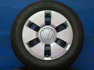 Original VW Up Seat Mii Skoda Citigo 14 Zoll Stahlrad Winterräder 1S0601027.... Schwarz Winterreifen 4x 7,2 mm - Bild 2