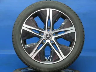 Original Mercedes A-Klasse Mercedes B-Klasse Mercedes CLA 18 Zoll 5-Speichen-Rad Winterräder + RDKS A1774010500 Schwarz Winterreifen - Bild 2