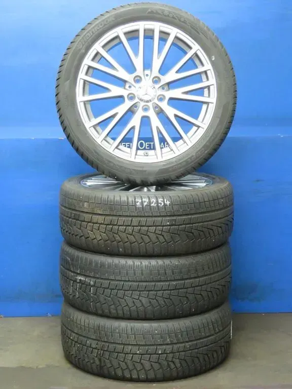 Original Mercedes A-Klasse Mercedes B-Klasse Mercedes CLA 18 Zoll Y-Speichen-Rad Winterräder + RDKS A1774010600 Termolit-metallic Winterreifen - Bild 1