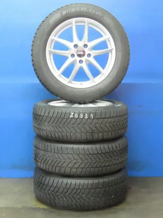 Kia Sportage Typ QL/QLE 17 Zoll Winterräder + RDKS Alufelgen 46R7705 Silber Winterreifen 2x 4,7 mm / 2x 7,6 mm - Bild 2