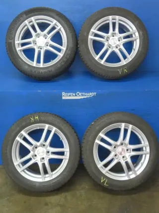 Hyundai Kona Typ OS / OSE 17 Zoll Winterräder + RDKS Alufelgen Silber Winterreifen 2x 6,2 mm / 2x 7,6 mm - Bild 16