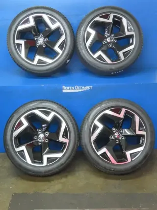 Original VW Tiguan 3 Typ CT1 VW Tayron 19 Zoll Coventry Sommerräder Alufelgen 571601025H Schwarz Sommerreifen 4x 99% - Bild 12