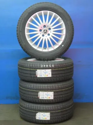 Original Mercedes V-Klasse Typ W447 bis 02/2024 Mercedes Vito Typ 447 Mercedes Vito Tourer Typ 447 17 Zoll Viel-Speichen-Rad Sommerräder Sommerreifen neu Alufelgen A4474012300 - Bild 1