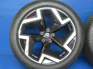 Original VW Tiguan 3 Typ CT1 VW Tayron 19 Zoll Coventry Sommerräder Alufelgen 571601025H Schwarz Sommerreifen 4x 99% - Bild 9