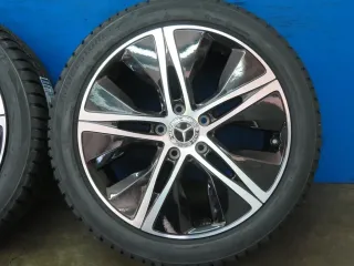 Original Mercedes A-Klasse Mercedes B-Klasse Mercedes CLA 18 Zoll 5-Speichen-Rad Winterräder + RDKS Alufelgen A1774010500 Schwarz Winterreifen neu - Bild 12