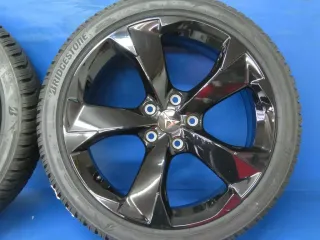 Original Cupra Leon 18 Zoll 5-Arm-Design Winterräder Alufelgen 5FA601025H Schwarz Winterreifen 4x 7,9 mm - Bild 8