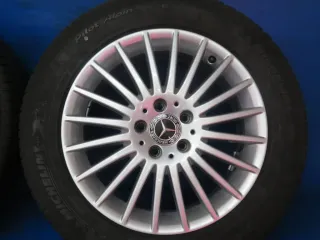 Original Mercedes V-Klasse Typ W447 Mercedes Vito Typ 447 Mercedes Vito Tourer Typ 447 17 Zoll Viel-Speichen-Rad Winterräder + RDKS A4474014900 / 2300 Silber Winterreifen - Bild 7