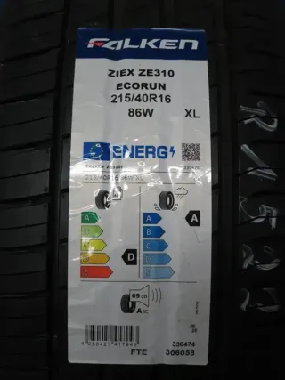 2x Sommerreifen 215/40 R16 86W XL Falken Ziex ZE310 Eco Run DOT 4923 100% - Bild 3